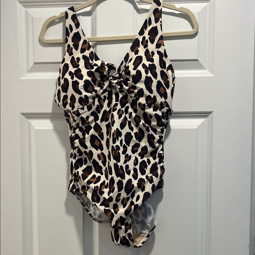 Shade & Shore Women’s Leopard Print One Piece
